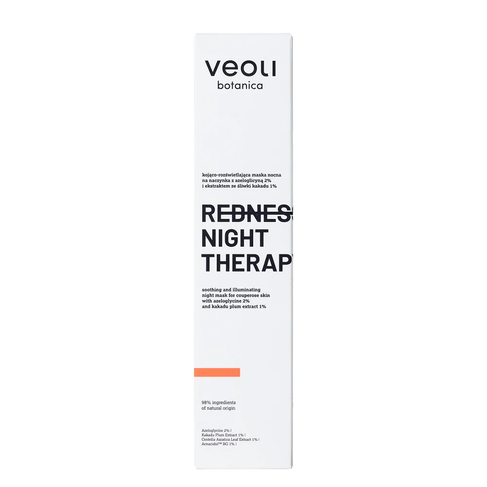 Redness Night Therapy kojąco-rozświetlająca maska nocna na naczynka 50ml - Image 3