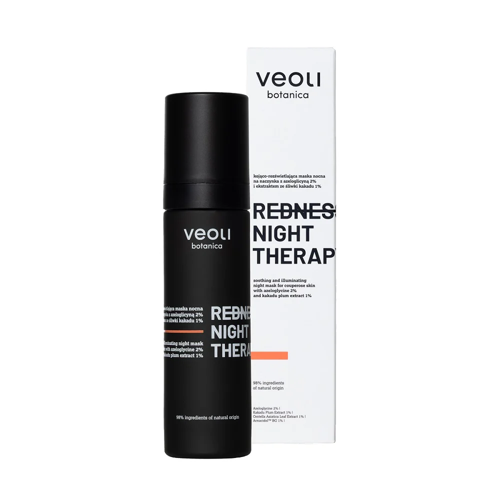 Redness Night Therapy kojąco-rozświetlająca maska nocna na naczynka 50ml - Image 6
