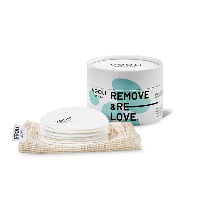 Remove & Relove wielorazowe bambusowe płatki kosmetyczne 7szt