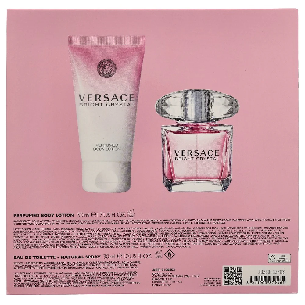 Bright Crystal zestaw woda toaletowa spray 30ml + balsam do ciała 50ml - Image 3