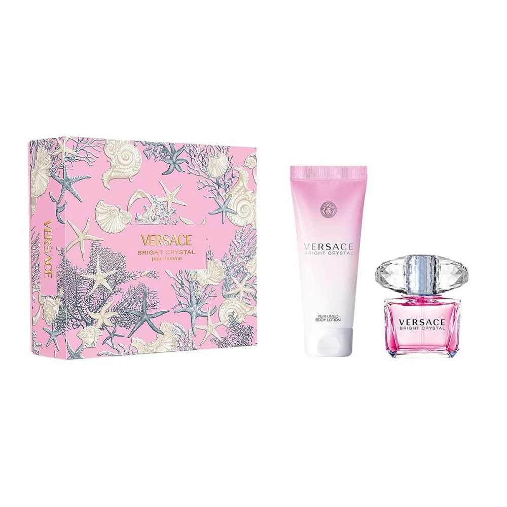 Bright Crystal zestaw woda toaletowa spray 90ml + balsam do ciała 150ml