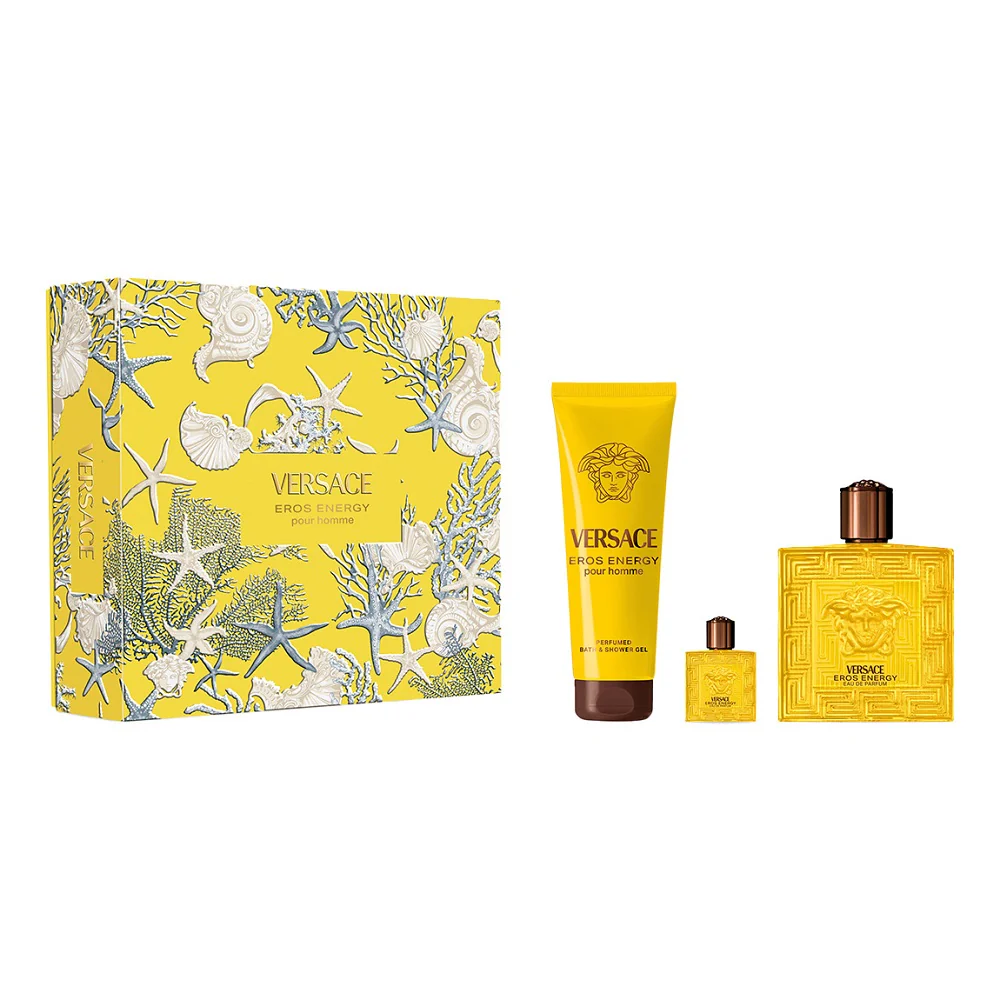 Eros Energy zestaw woda perfumowana spray 100ml + żel pod prysznic 150ml + woda perfumowana 5ml