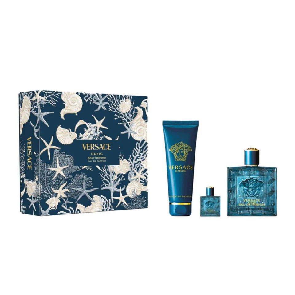 Eros zestaw woda perfumowana spray 100ml + żel pod prysznic 150ml + miniatura wody perfumowanej 5ml