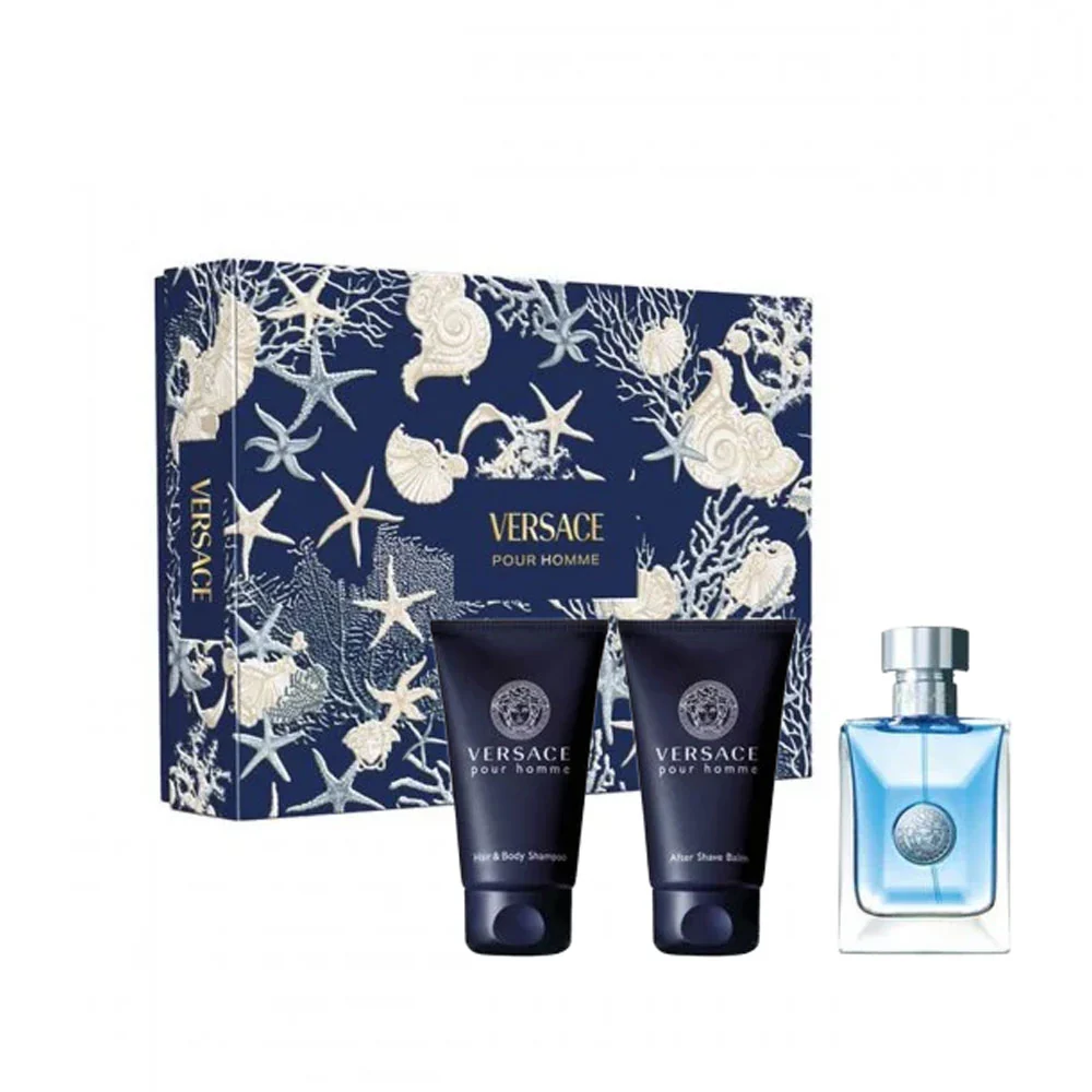 Pour Homme zestaw woda toaletowa spray 50ml + żel pod prysznic 50ml + balsam po goleniu 50ml