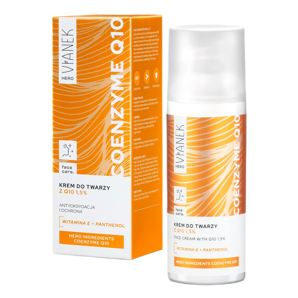 Hero krem do twarzy z koenzymem Q10 50ml - Image 3