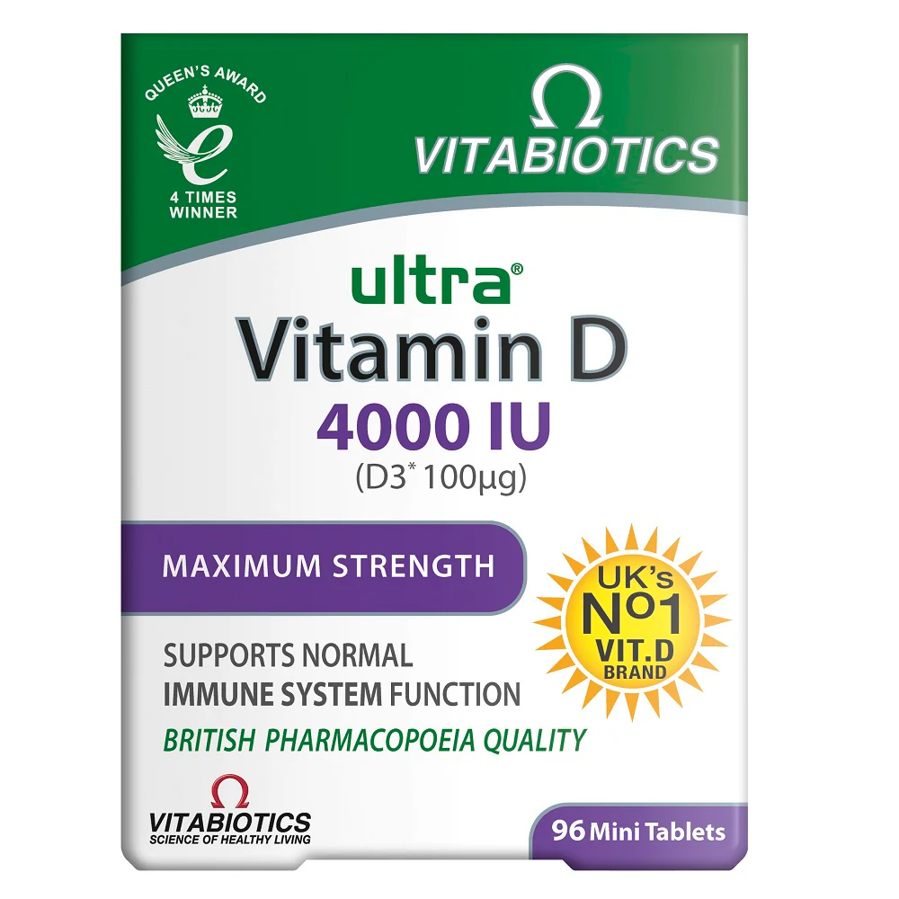 Ultra Vitamin D 4000IU suplement diety 96 tabletek