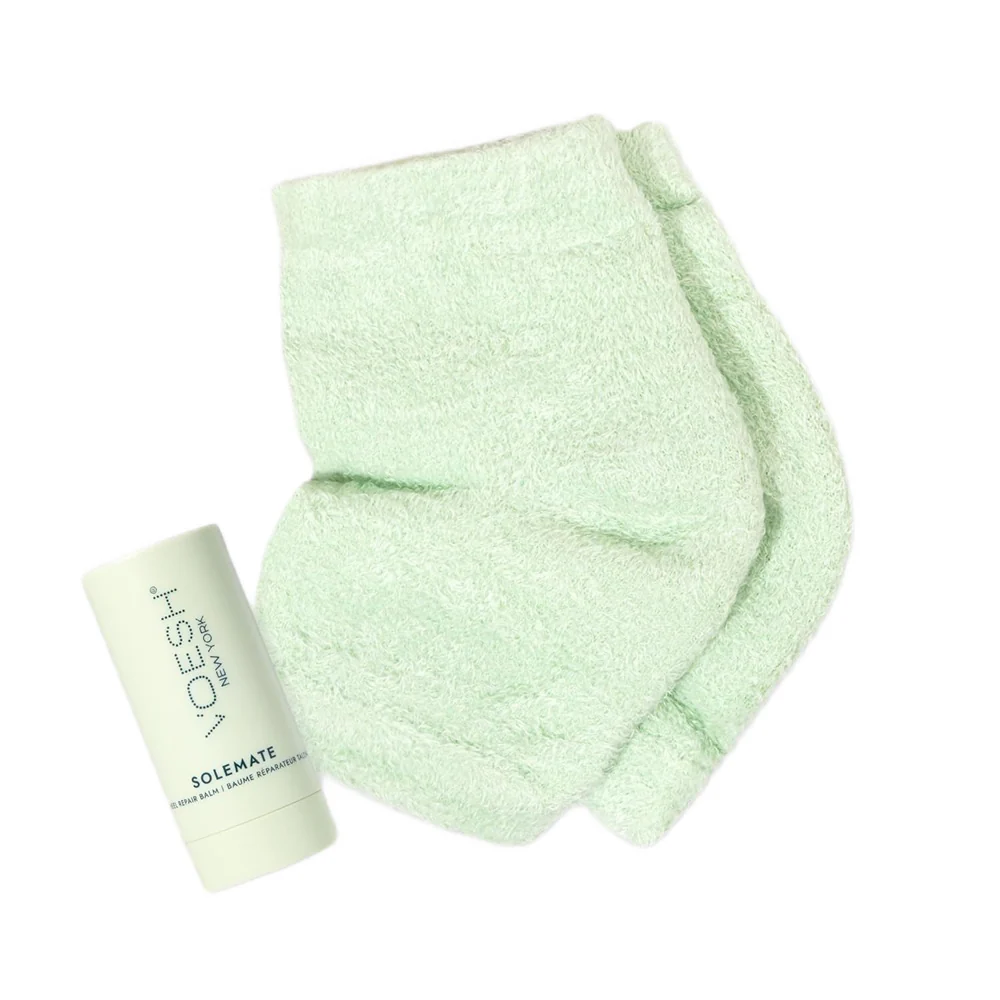 Heel Repair Duo zestaw regenerujący balsam w sztyfcie 22ml + skarpetki do pięt Mint 1 para - Image 3
