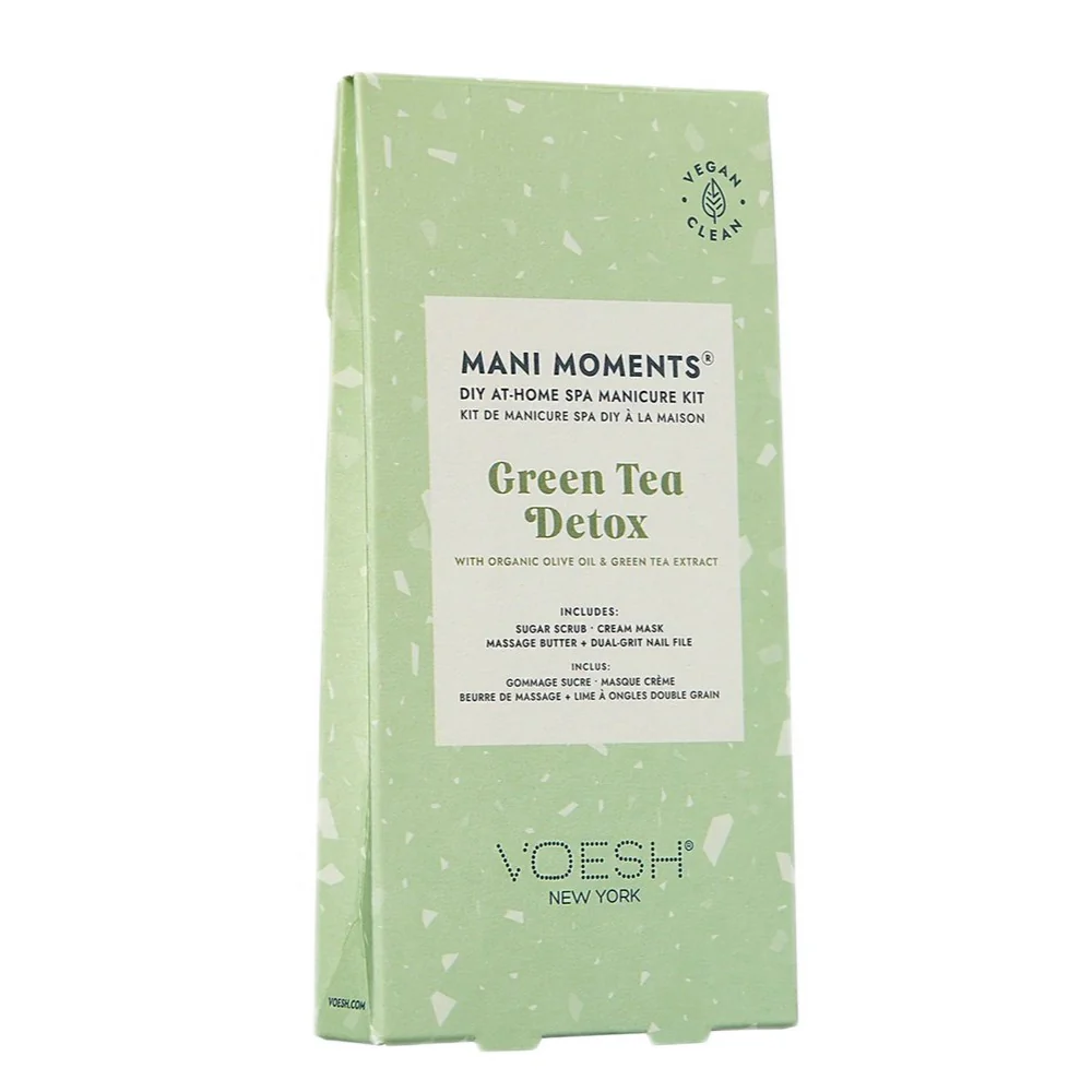 Mani Moments zestaw do 3-etapowego manicure Green Tea Detox
