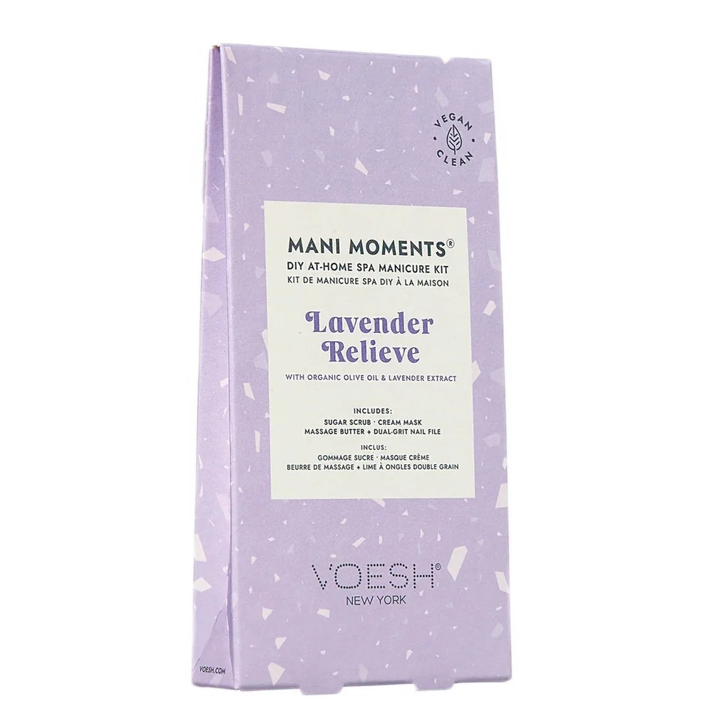 Mani Moments zestaw do 3-etapowego manicure Lavender Relieve
