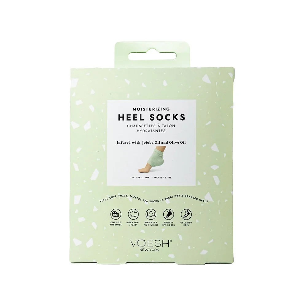Moisturizing Heel Socks nawilżające skarpetki żelowe na pięty Green 1 para