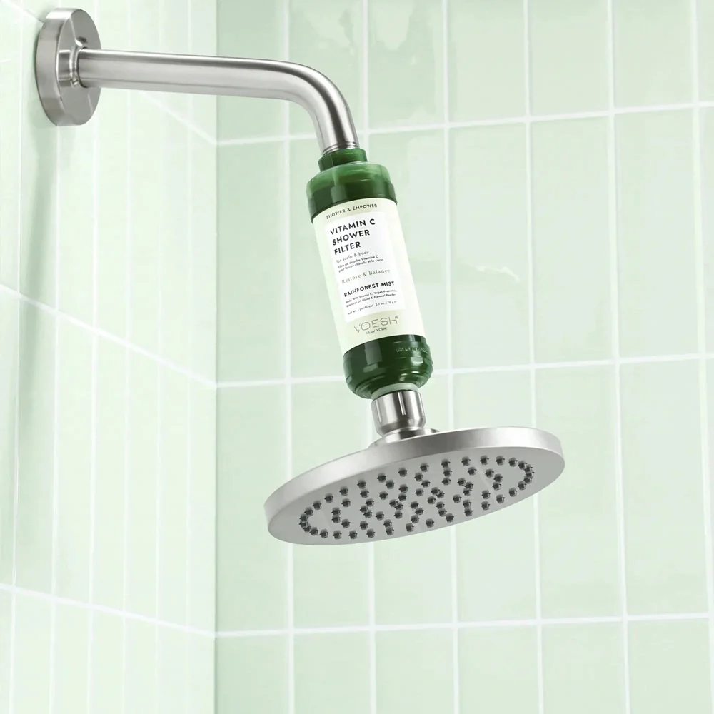 Vitamin C Shower Filter filtr prysznicowy z witaminą C do ciała i skóry głowy Rainforest Mist 70g - Image 3