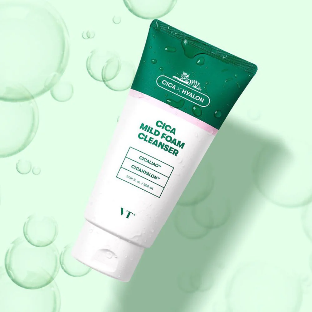 Cica Mild Foam Cleanser oczyszczająca pianka do twarzy 300ml - Image 2