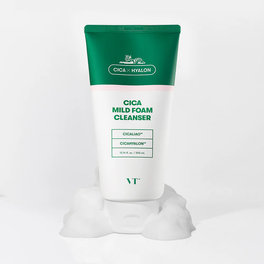 Cica Mild Foam Cleanser oczyszczająca pianka do twarzy 300ml - Image 3