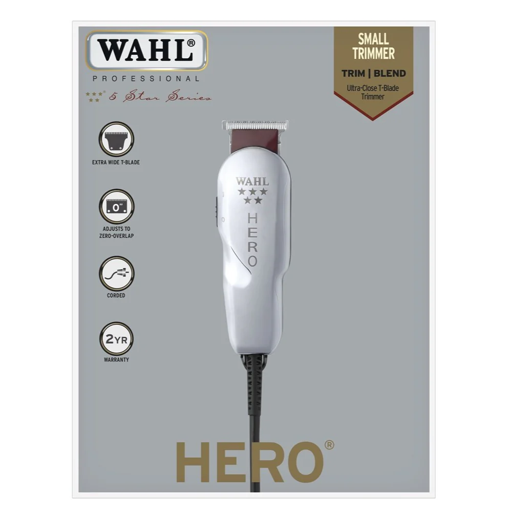 5 Star Hero trymer do włosów i brody z chromowanym ostrzem w kształcie litery T - Image 2