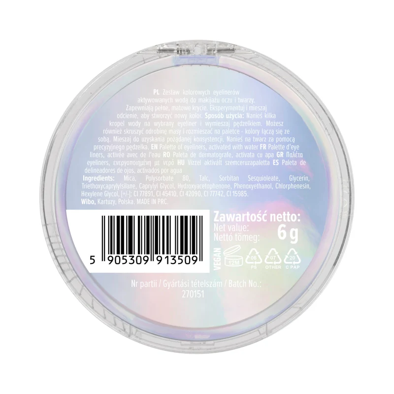 Over the Rainbow Water Liners zestaw kolorowych eyelinerów 6g - Image 2