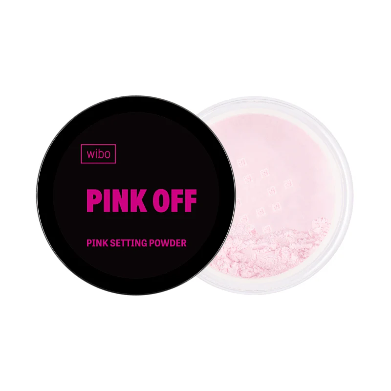 Pink Off Setting Powder różowy puder utrwalający makijaż 7g