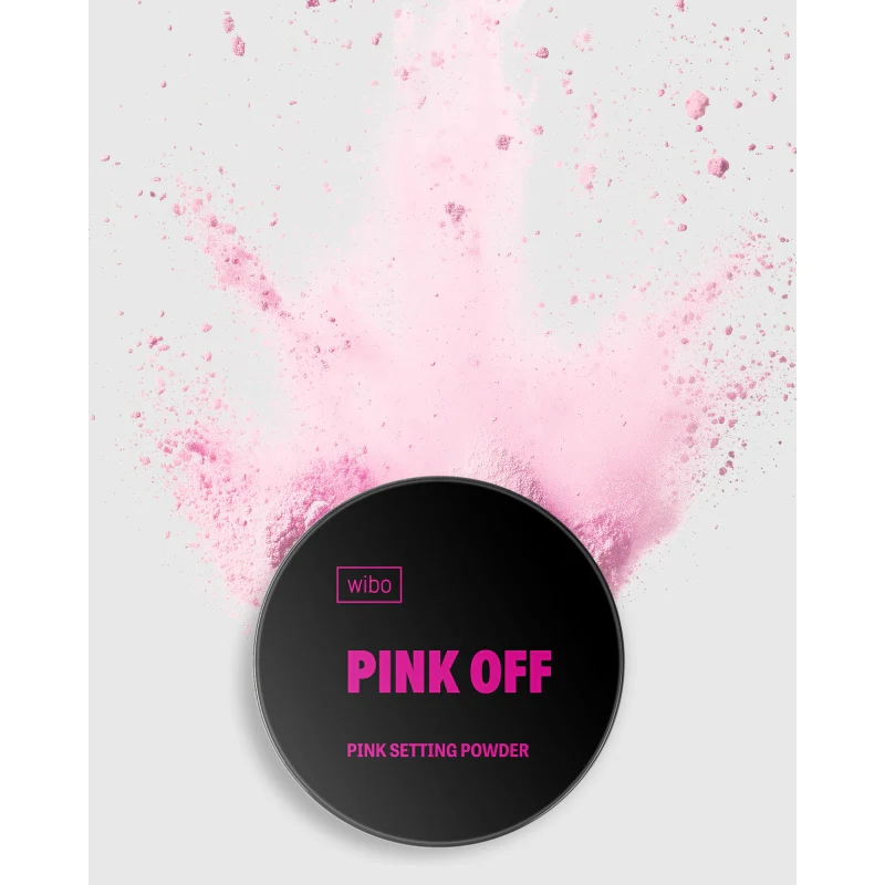 Pink Off Setting Powder różowy puder utrwalający makijaż 7g - Image 5