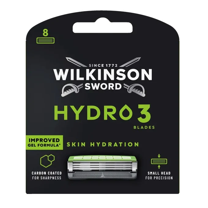 Hydro 3 Skin Hydration wkład z 3 ostrzami 8szt