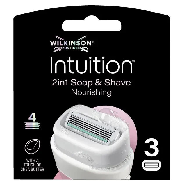 Intuition Nourishing wkłady z 4 ostrzami 3szt