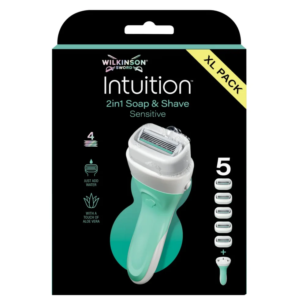 Intuition Sensitive maszynka z 4 ostrzami i 5 wkładów