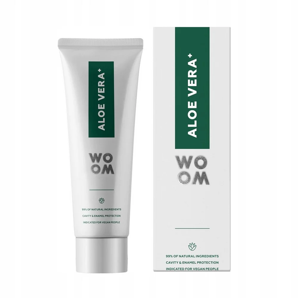 Aloe Vera+ naturalna organiczna pasta wzmacniająca zęby 75ml