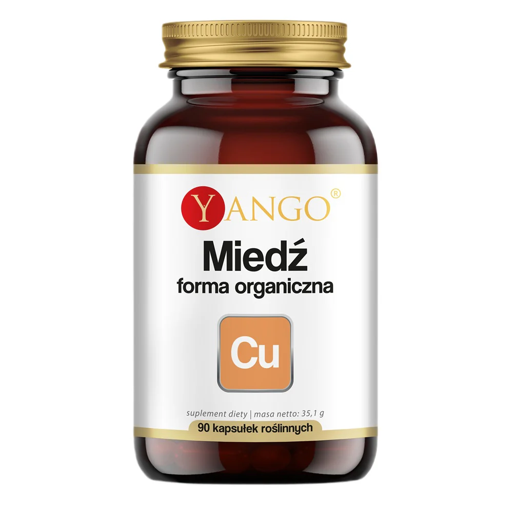 Miedź forma organiczna suplement diety 90 kapsułek