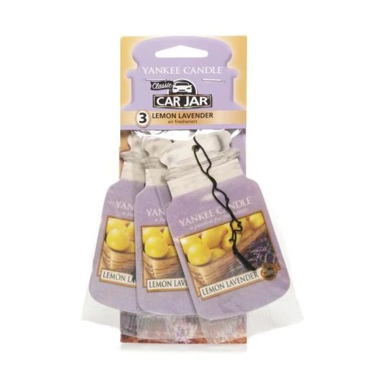 Car Jar Bonus Pack zestaw zapachów samochodowych Lemon Lavender 3sztuki