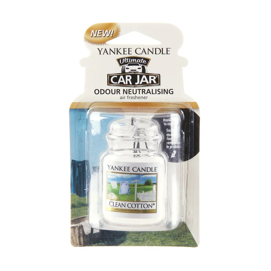 Car Jar Ultimate zapach samochodowy Clean Cotton 1sztuka