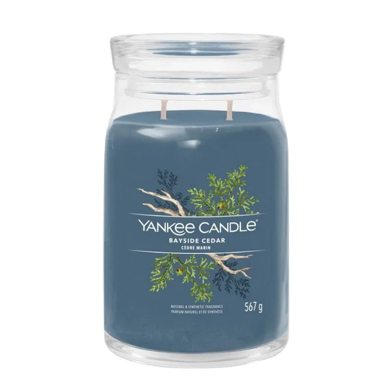 Duża świeca zapachowa Bayside Cedar 567g