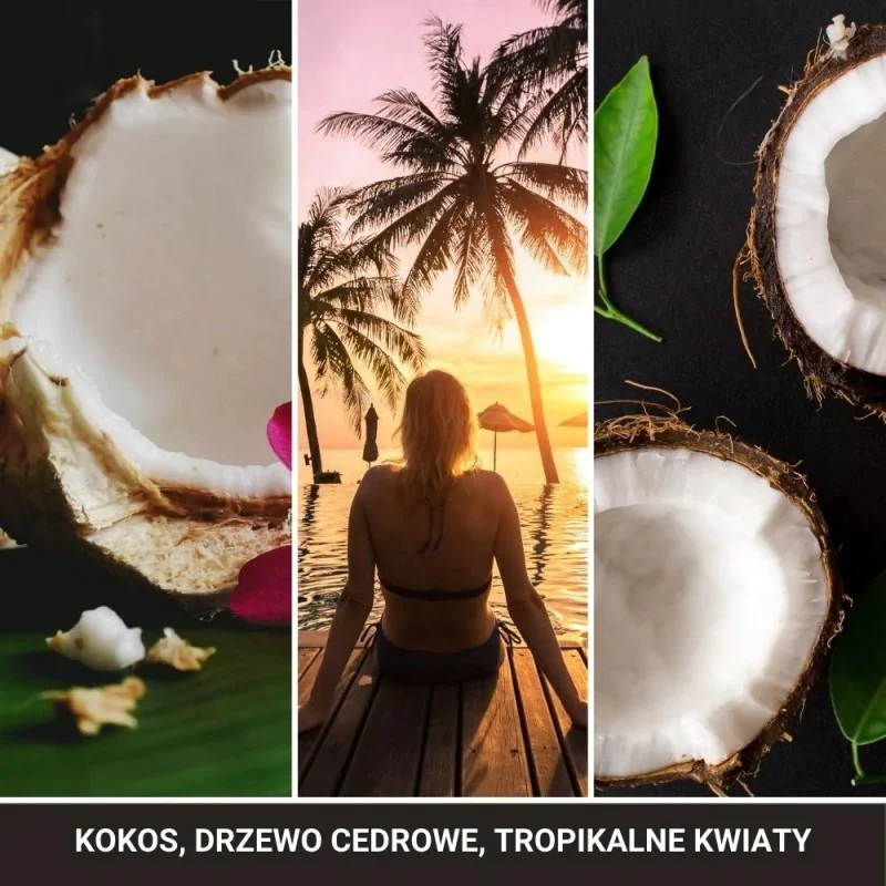 Średnia świeca zapachowa Black Coconut 368g - Image 2