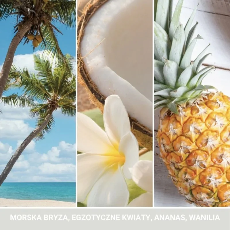 Średnia świeca zapachowa Coconut Beach 368g - Image 2