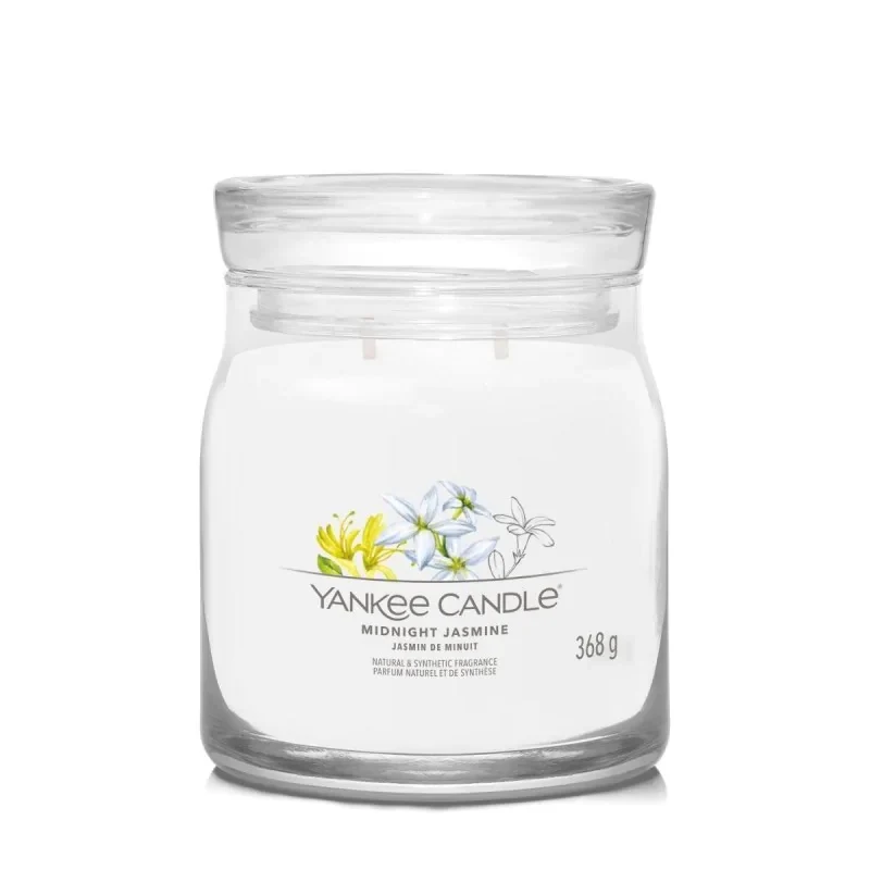 Średnia świeca zapachowa Midnight Jasmine 368g