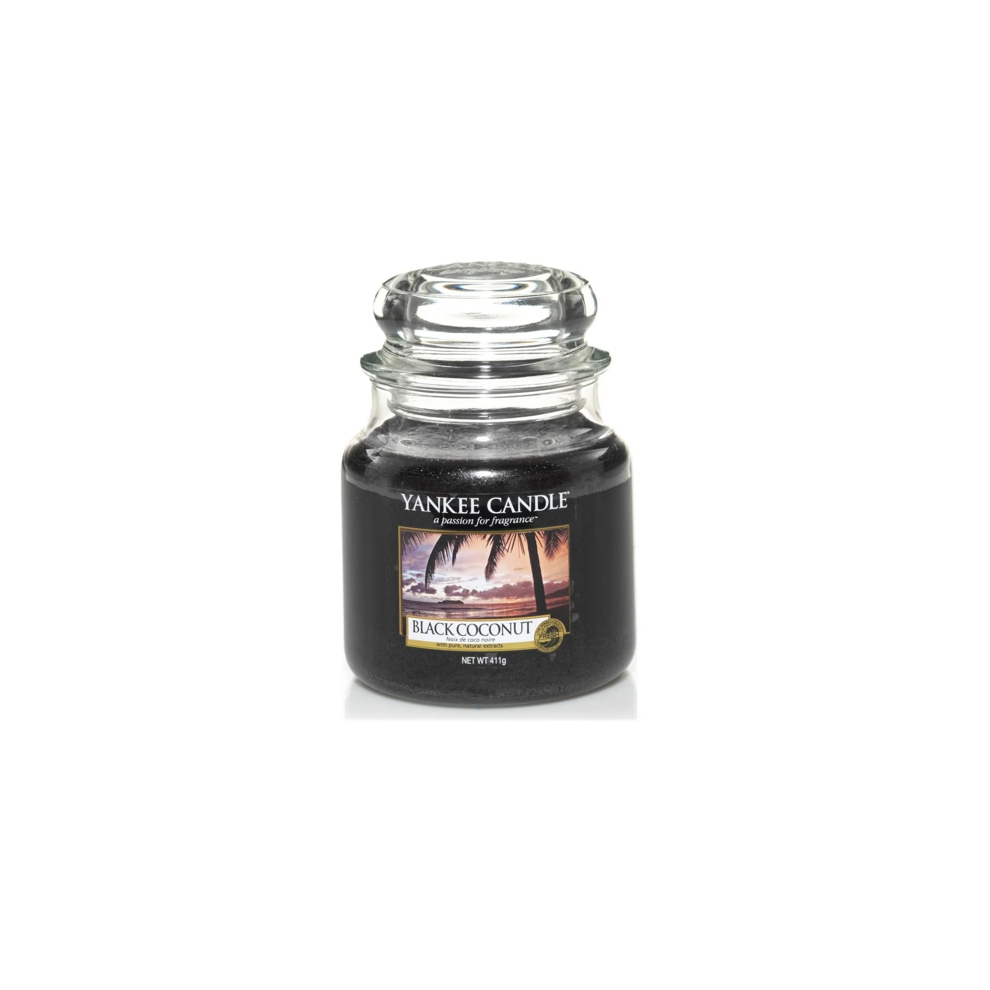 Świeca zapachowa mały słój Black Coconut 104g