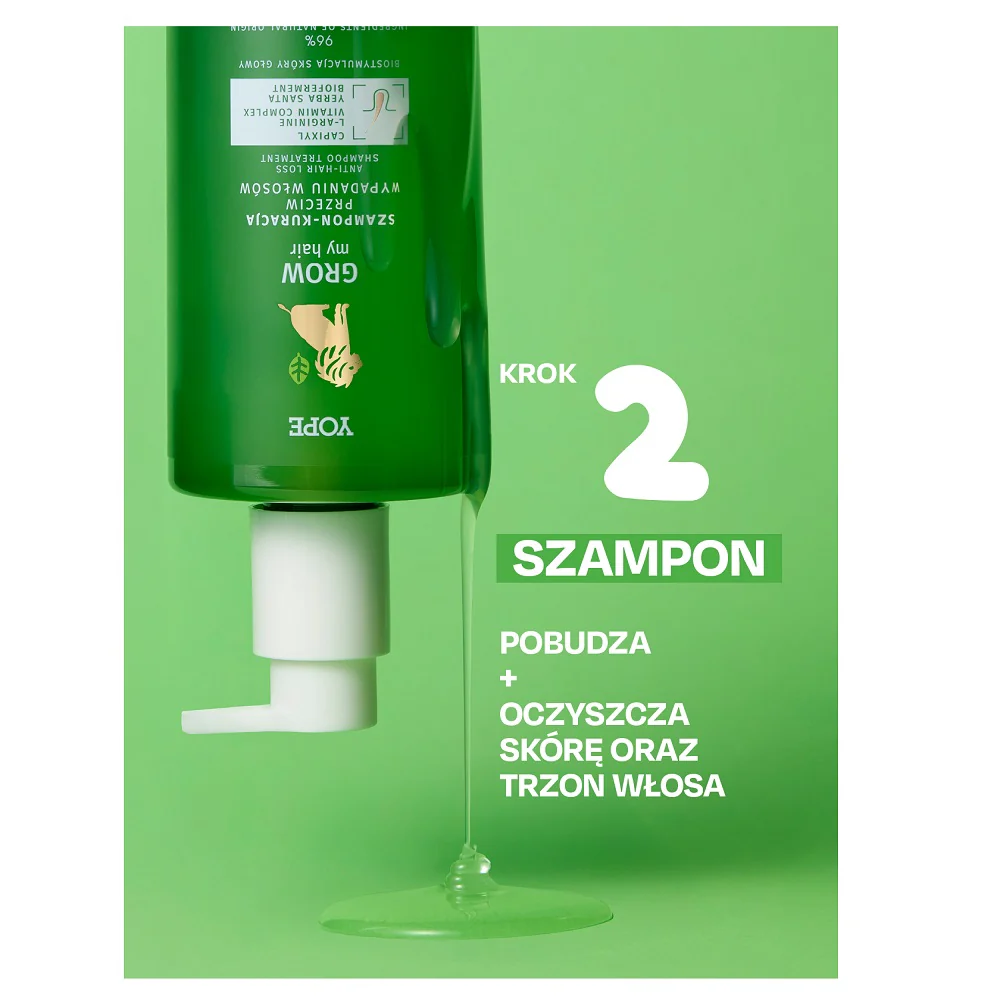 Grow My Hair szampon kuracja przeciw wypadaniu włosów 300ml - Image 2