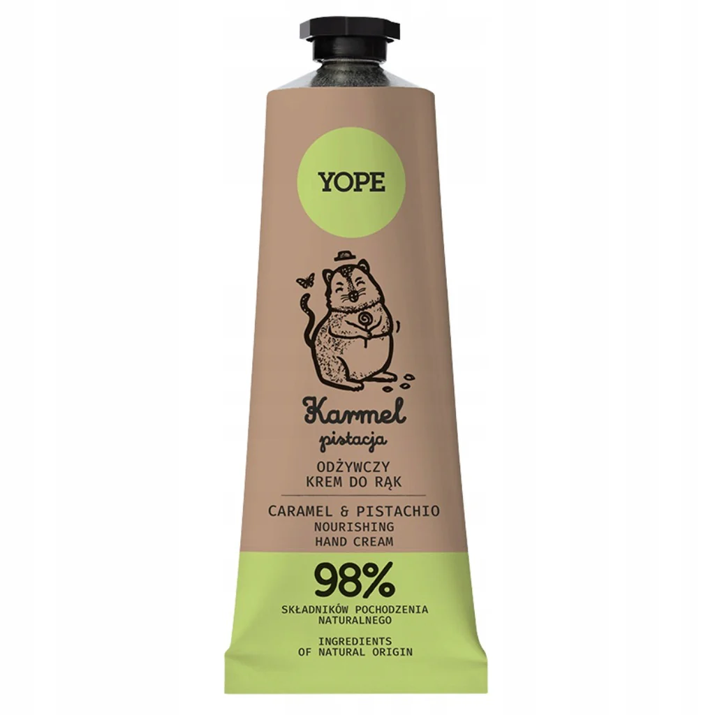Naturalny odżywczy krem do rąk Karmel & Pistacja 50ml
