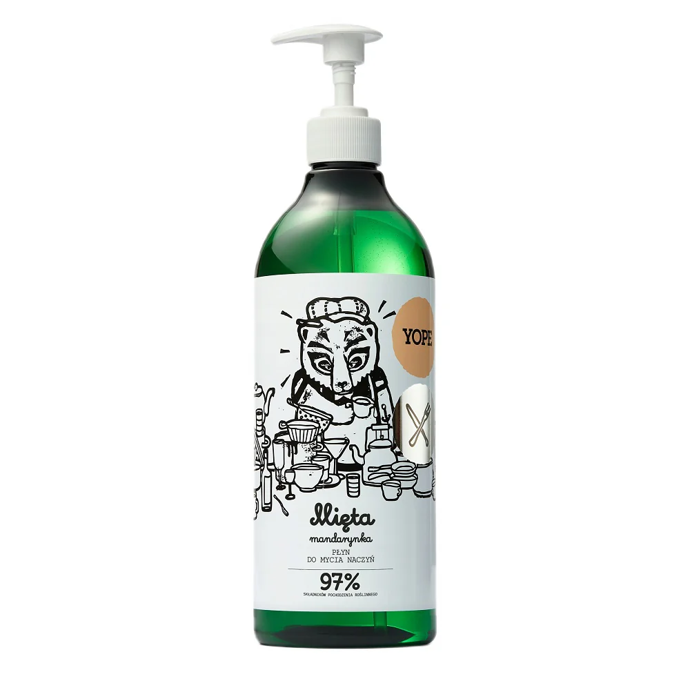 Naturalny płyn do mycia naczyń Mięta i Mandarynka 750ml