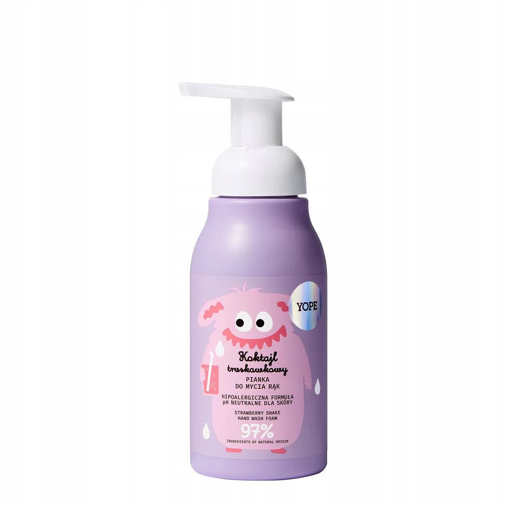 Pianka do mycia rąk dla dzieci Koktajl Truskawkowy 300ml