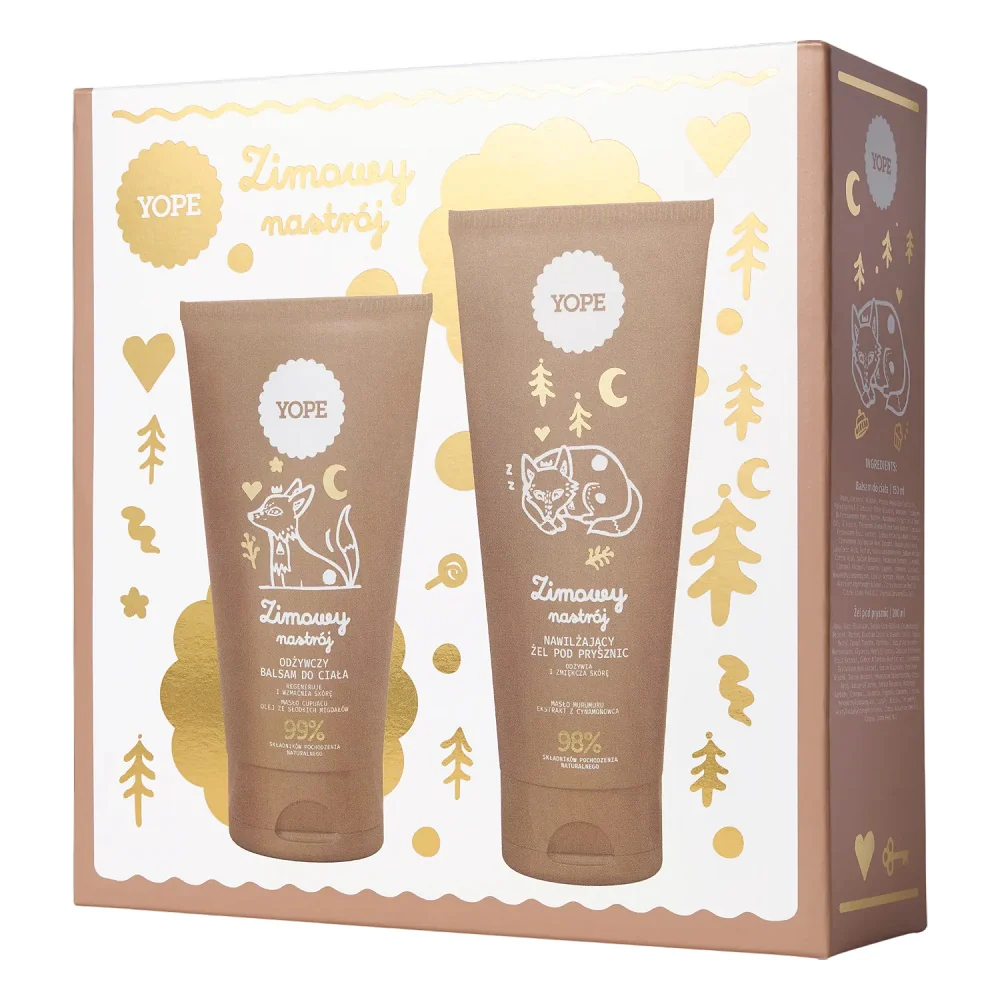 Zimowy Nastrój zestaw żel pod prysznic 200ml + balsam do ciała 150ml