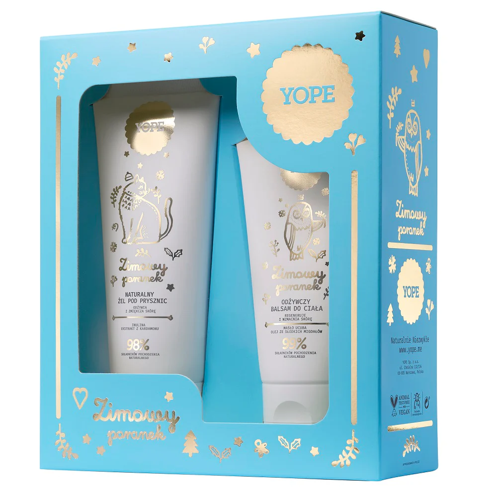 Zimowy Poranek zestaw żel pod prysznic 200ml + balsam do ciała 150ml
