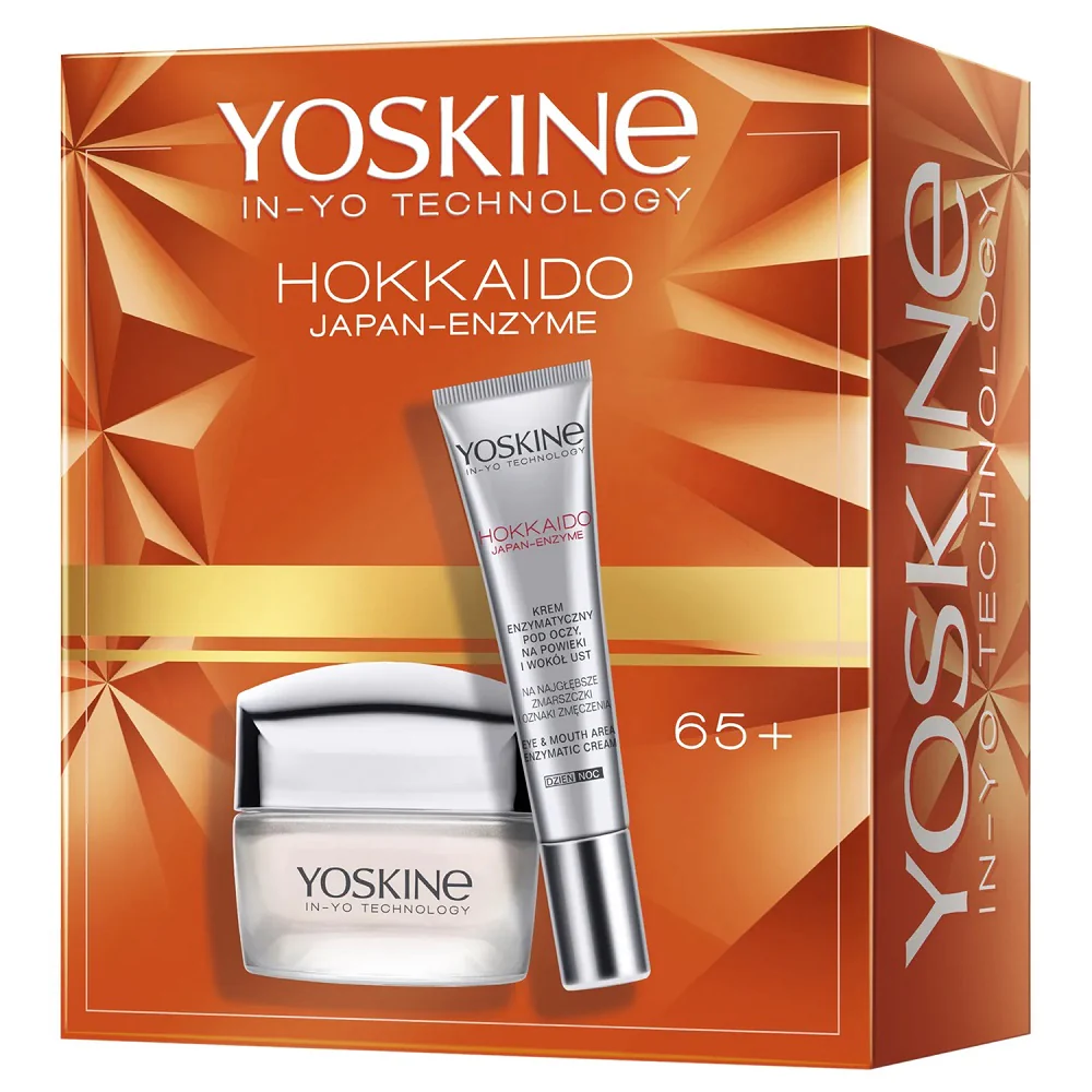 Hokkaido Japan-Enzyme 65+ zestaw krem do twarzy 50ml + krem pod oczy 15ml