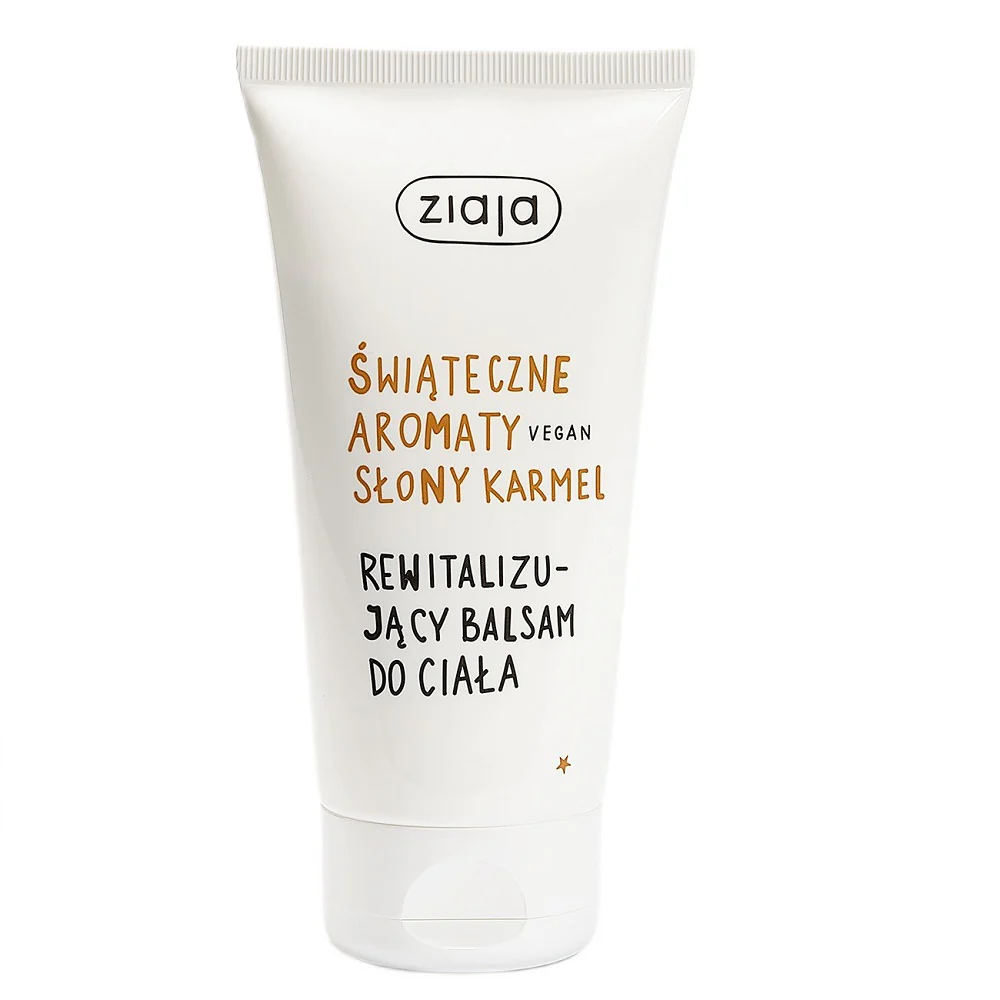 Świąteczne Aromaty rewitalizujący balsam do ciała Słony Karmel 160ml